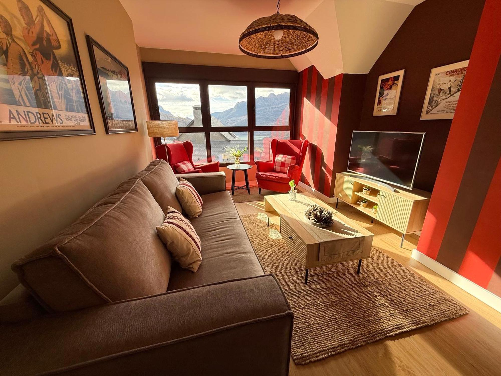 Apartamento Vistas Peña Telera con WIFI 600Mb Panticosa Exterior foto